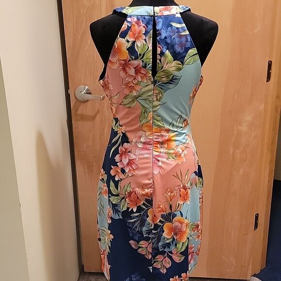 Guess Floral Sleeveless Dress Sz 8 - Picture 3 of 12